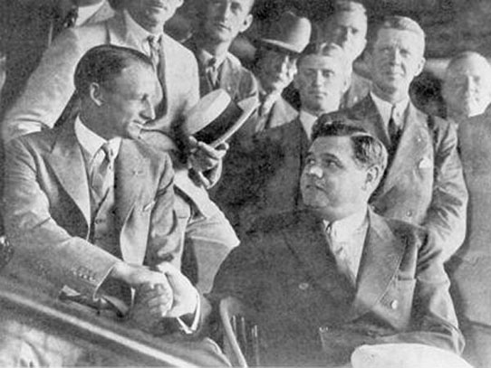 Babe Ruth Masonic monument