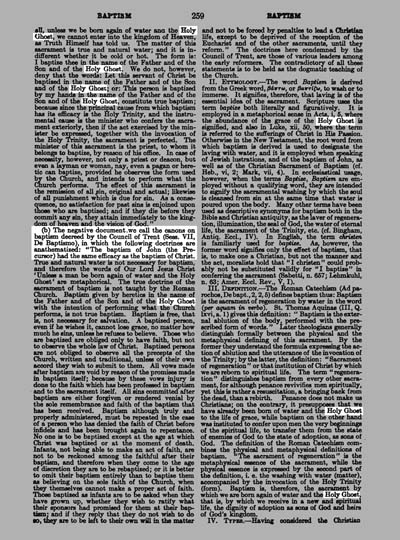 Catholic Encyclopedia Baptism