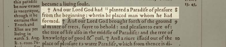 The name Elias is changed to Lord God in the Douai Rheims