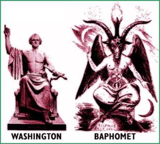 Freemason George Washington and his god Baphomet