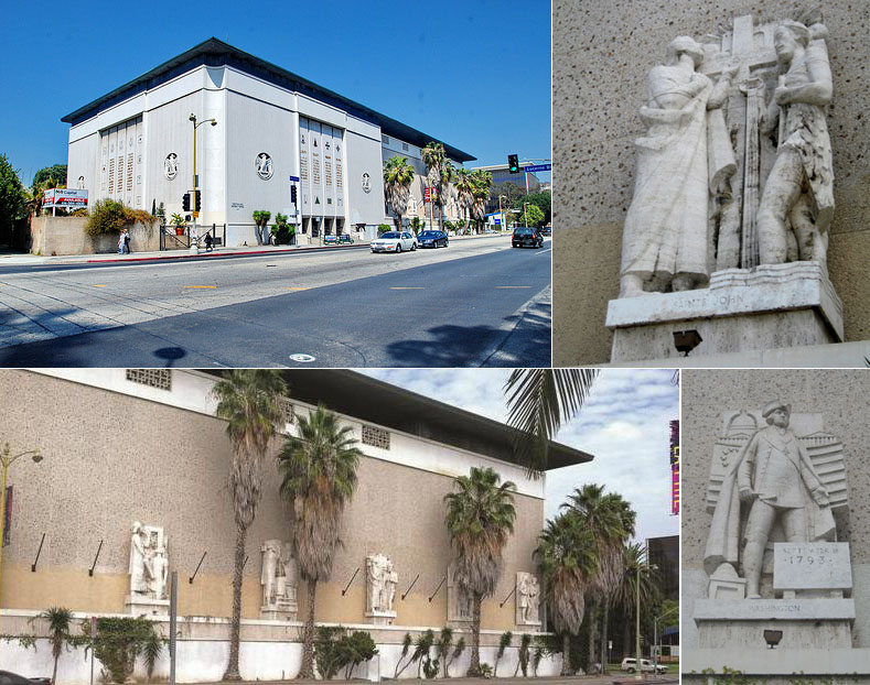 John the Baptist featured on the Los Angeles Masonic Lodge