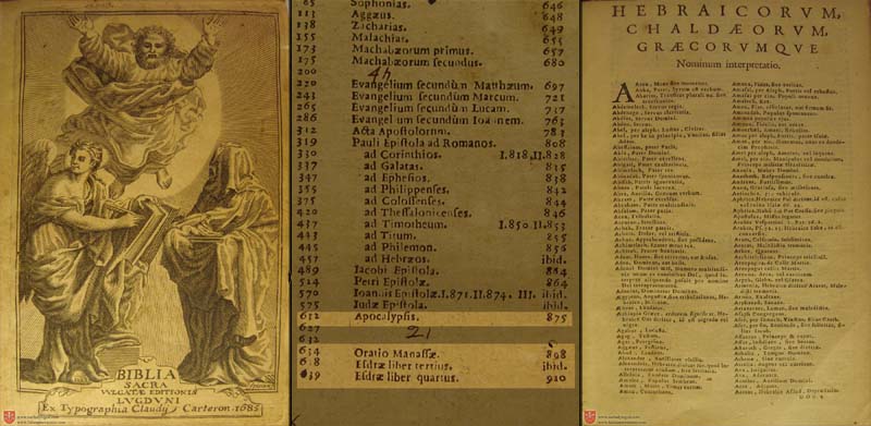 1685 Catholic Latin Vulgate