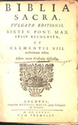 1685 CATHOLIC LATIN VULGATE