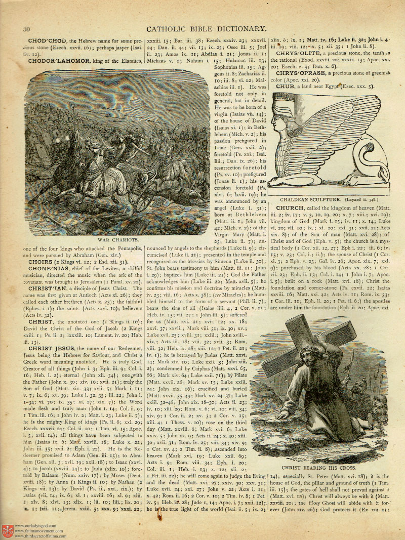 The 1883 Haydock Illuminati Douay Rheims Bible scan 0153