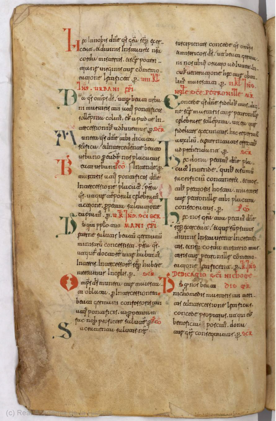 Missale Romanum from 1225 scan 528