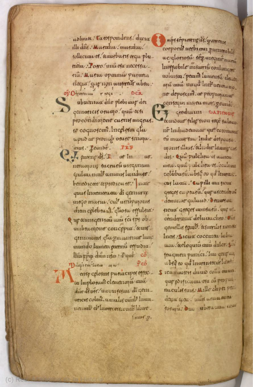 Missale Romanum from 1225 scan 580