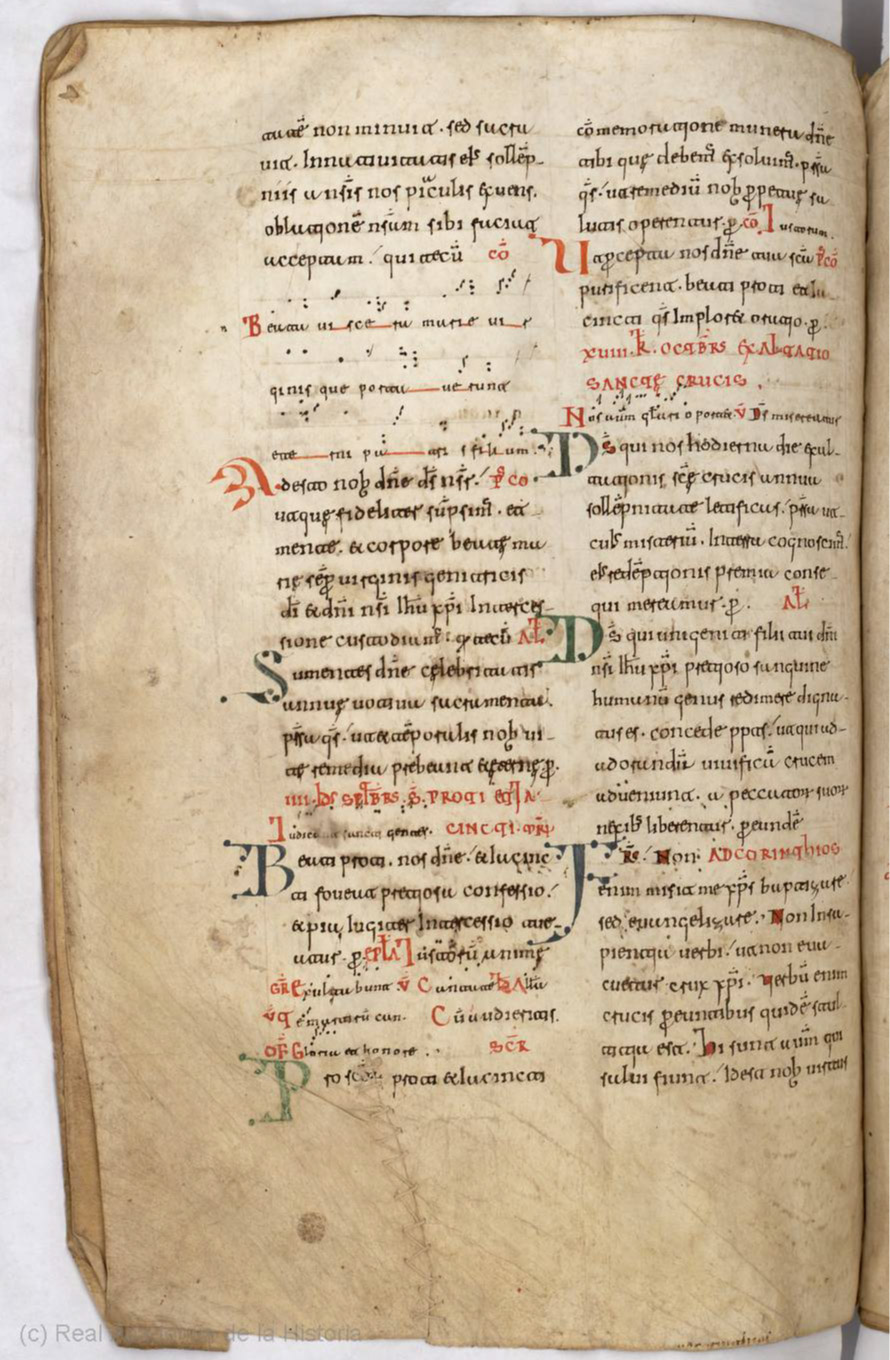 Missale Romanum from 1225 scan 594