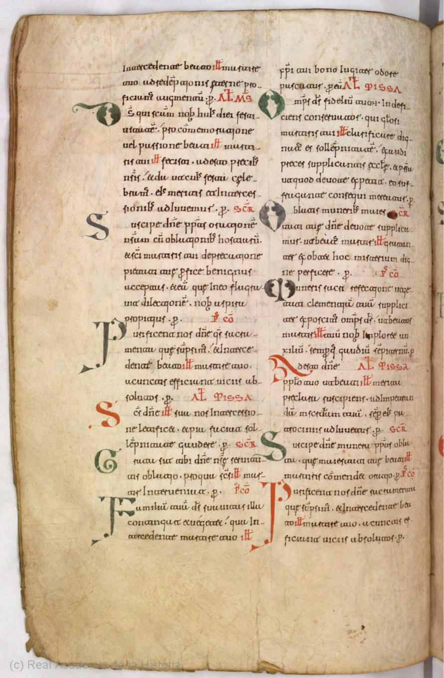 Missale Romanum from 1225 scan 638