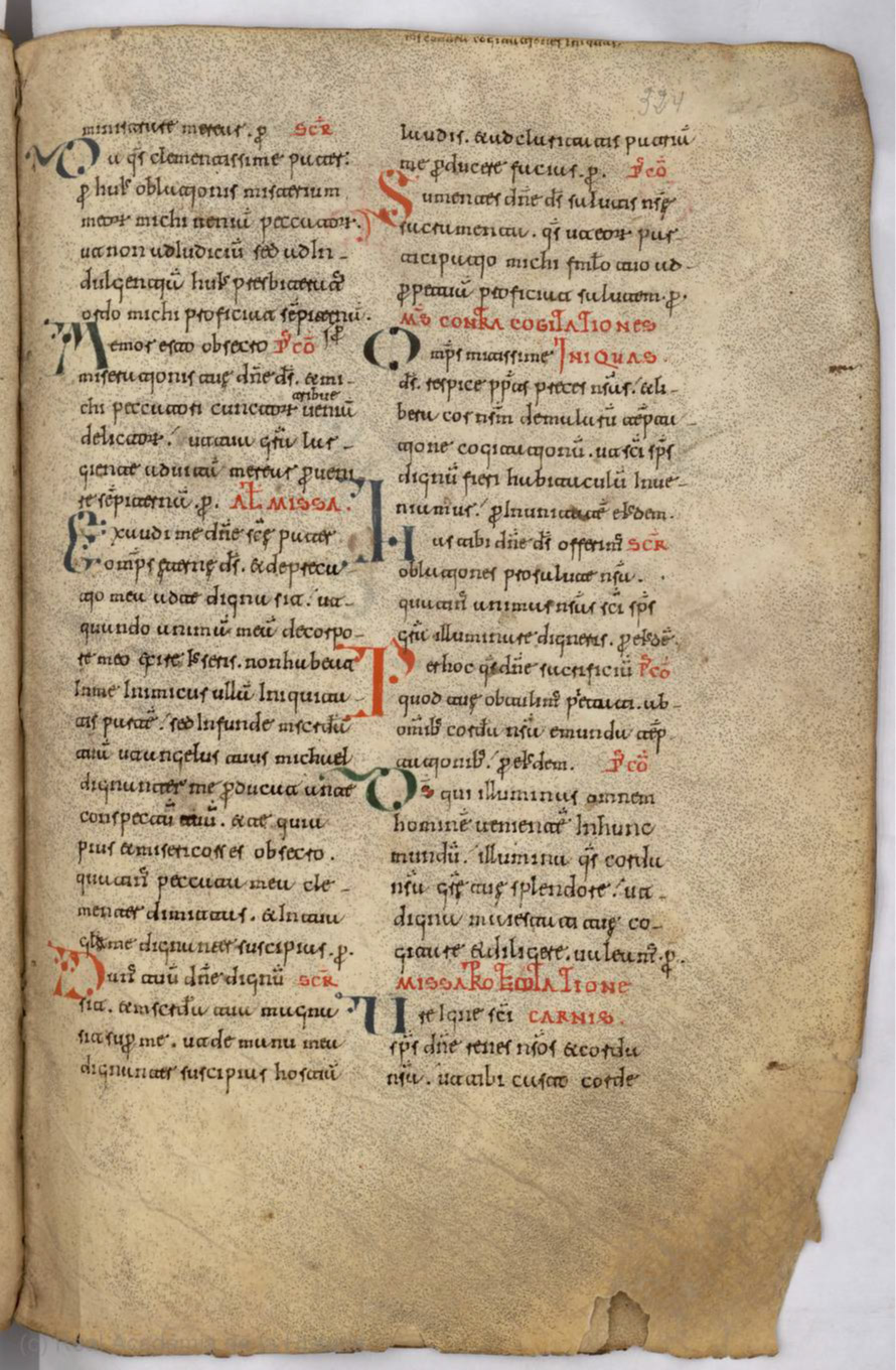 Missale Romanum from 1225 scan 697