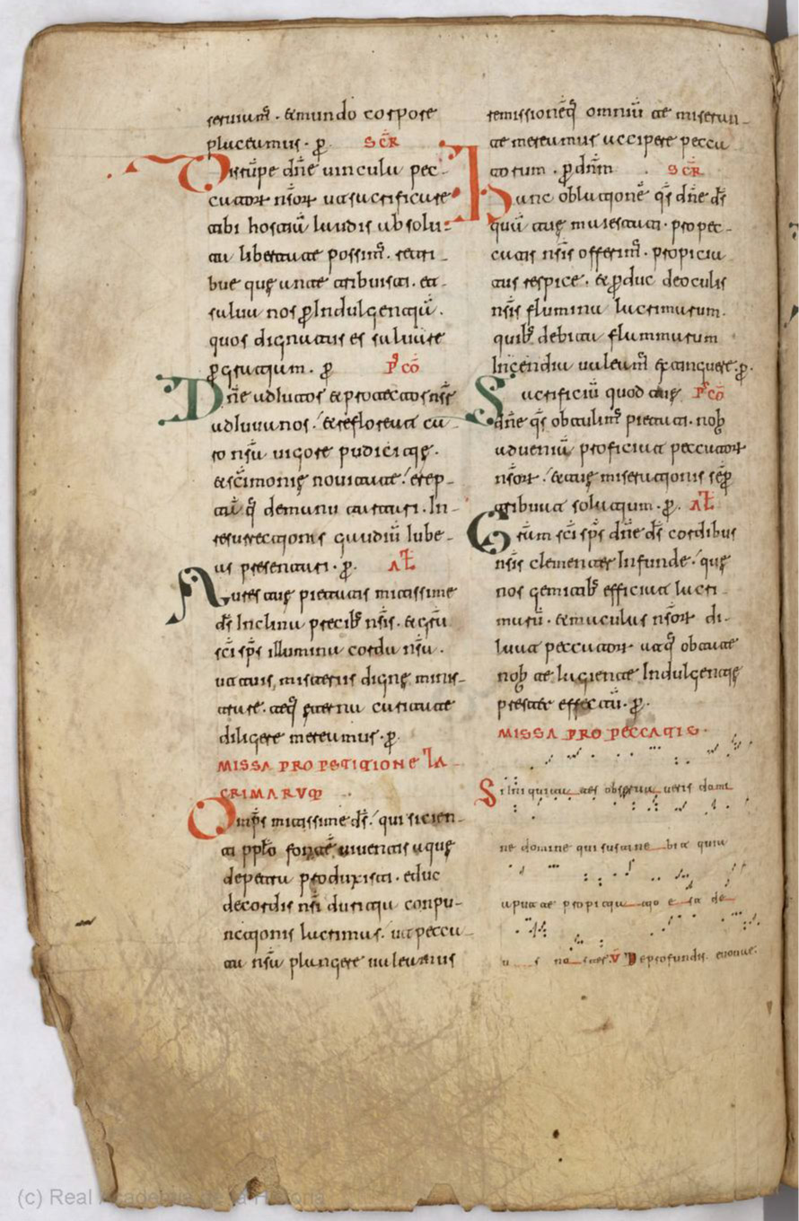 Missale Romanum from 1225 scan 698
