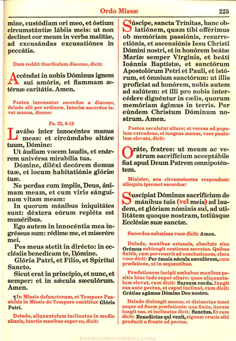 Missale Romanum from 1962 in color scan 0301