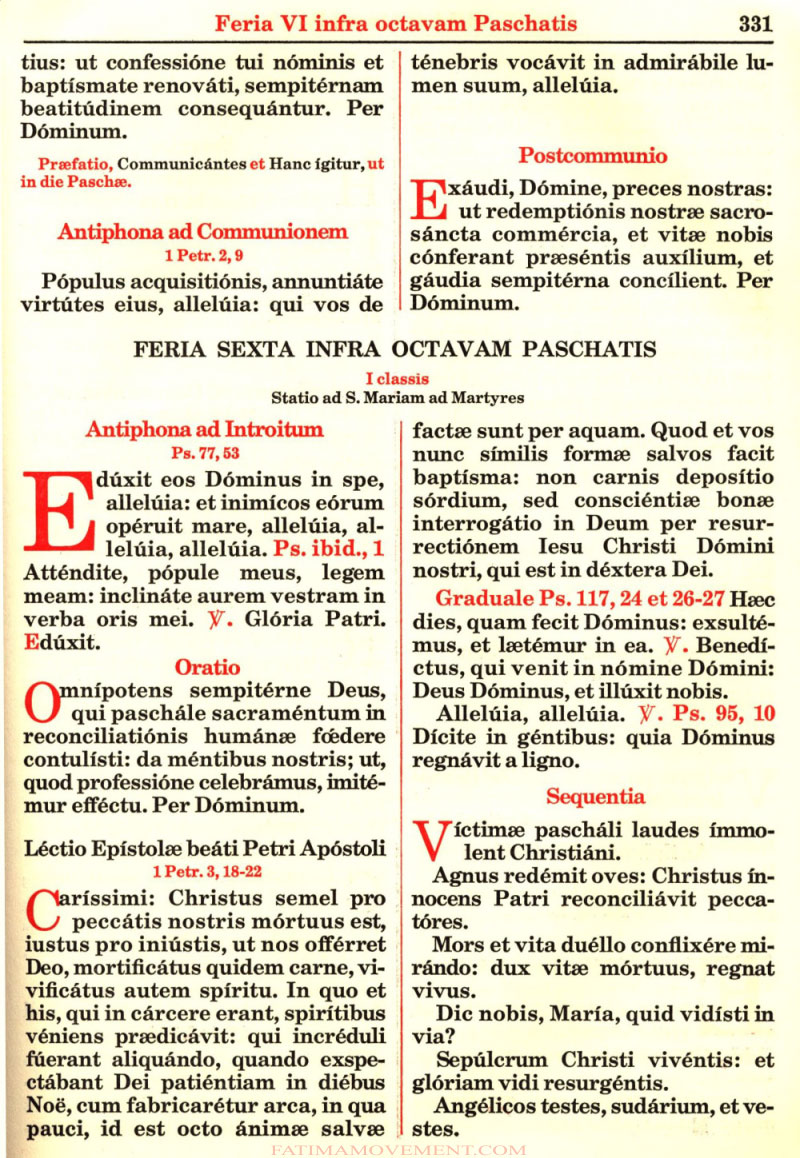 Missale Romanum from 1962 in color scan 0408
