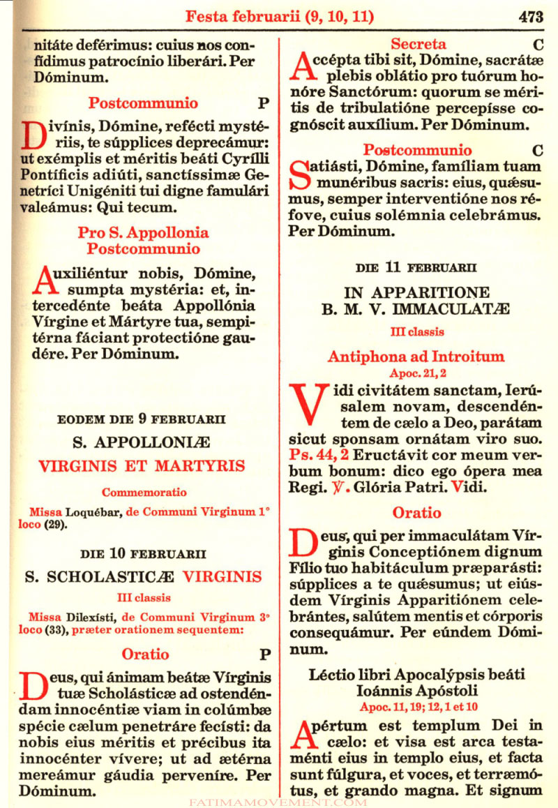 Missale Romanum from 1962 in color scan 0550