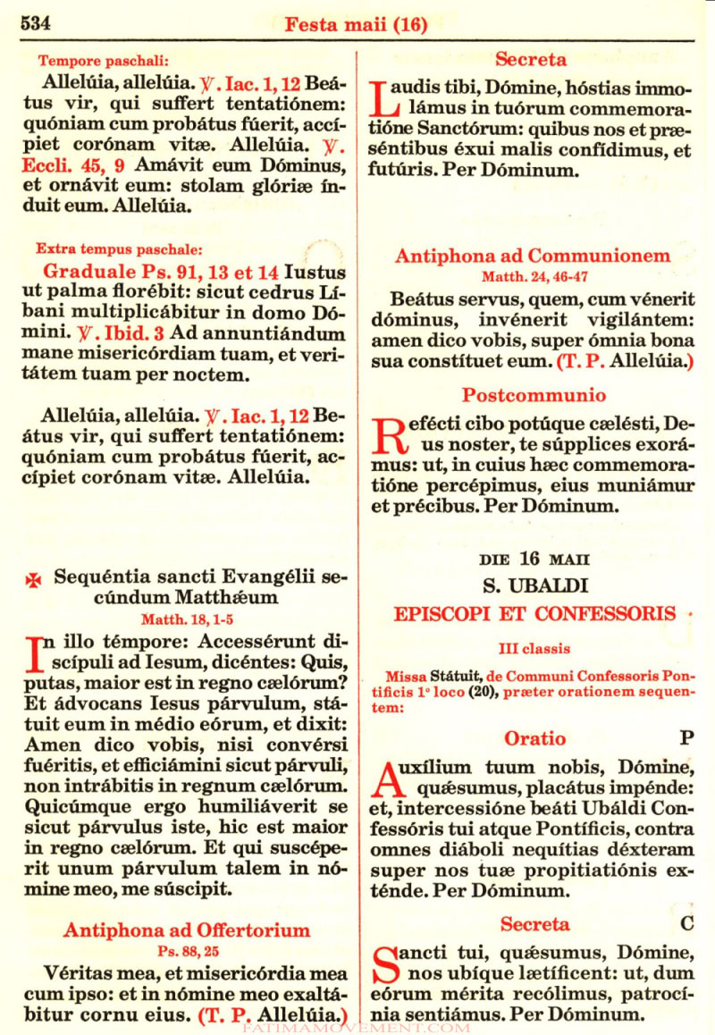 Missale Romanum from 1962 in color scan 0611