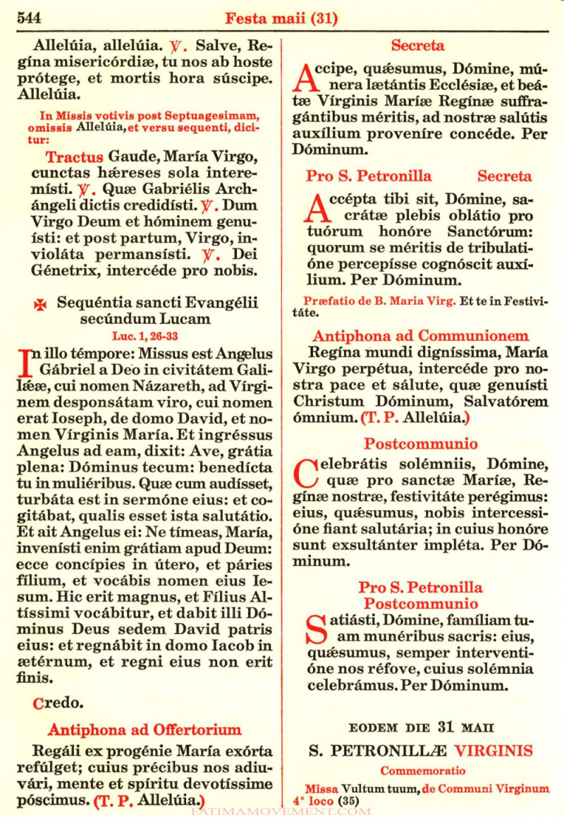 Missale Romanum from 1962 in color scan 0621