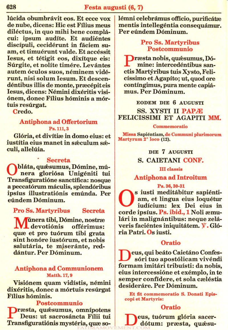 Missale Romanum from 1962 in color scan 0705