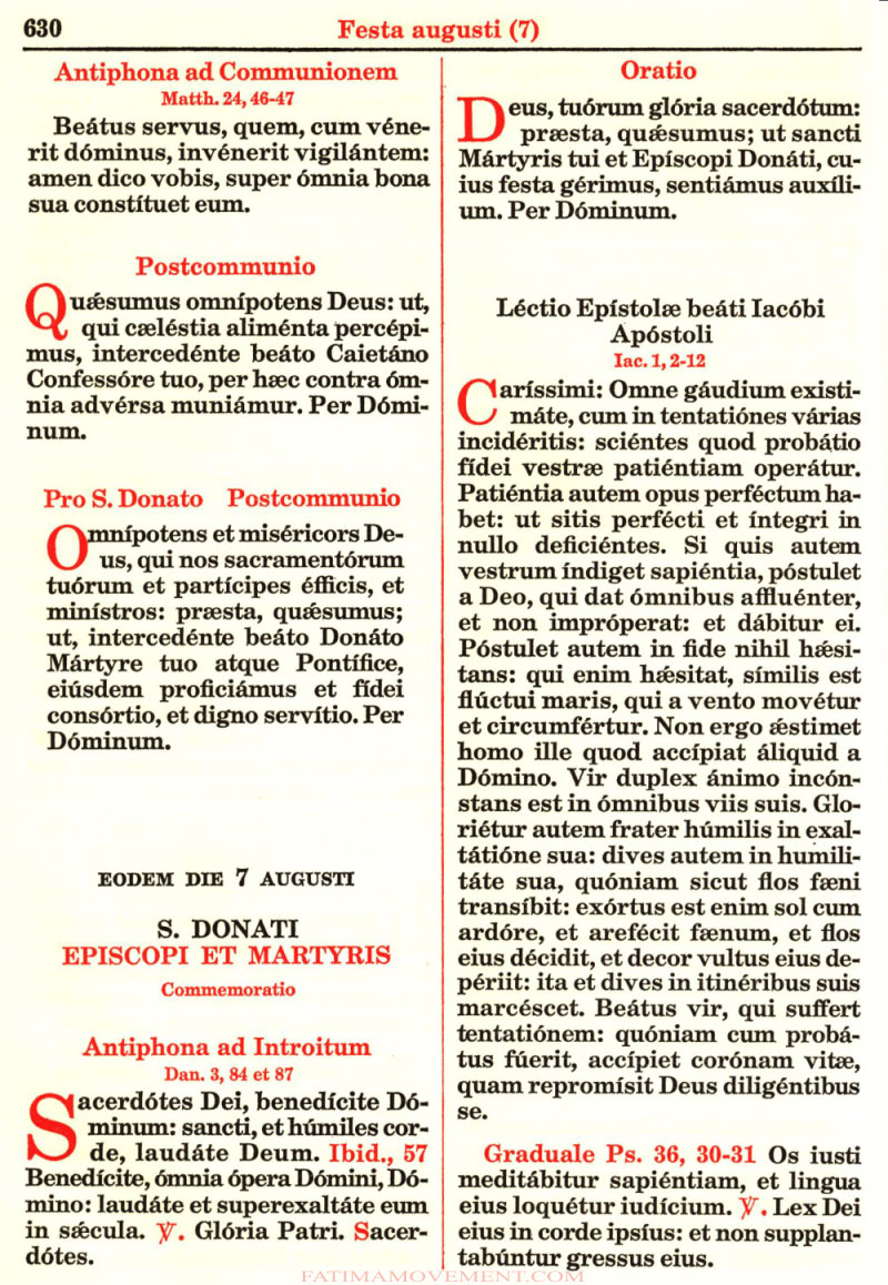 Missale Romanum from 1962 in color scan 0707