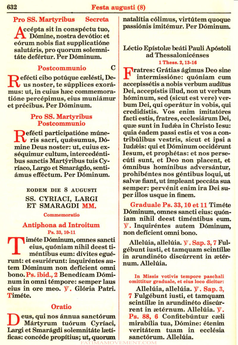 Missale Romanum from 1962 in color scan 0709