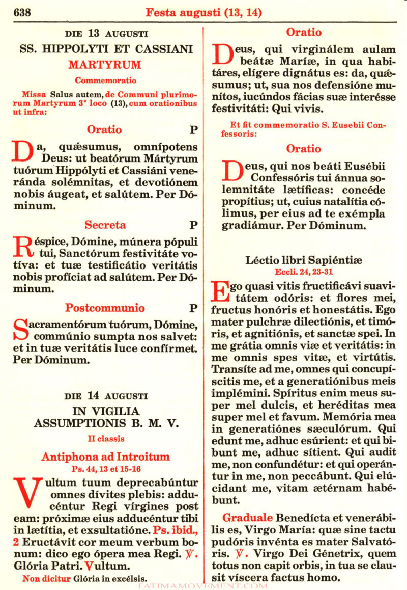 Missale Romanum from 1962 in color scan 0715