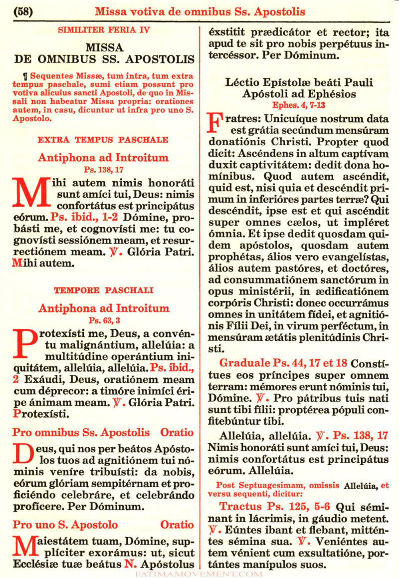 Missale Romanum from 1962 in color scan 0881