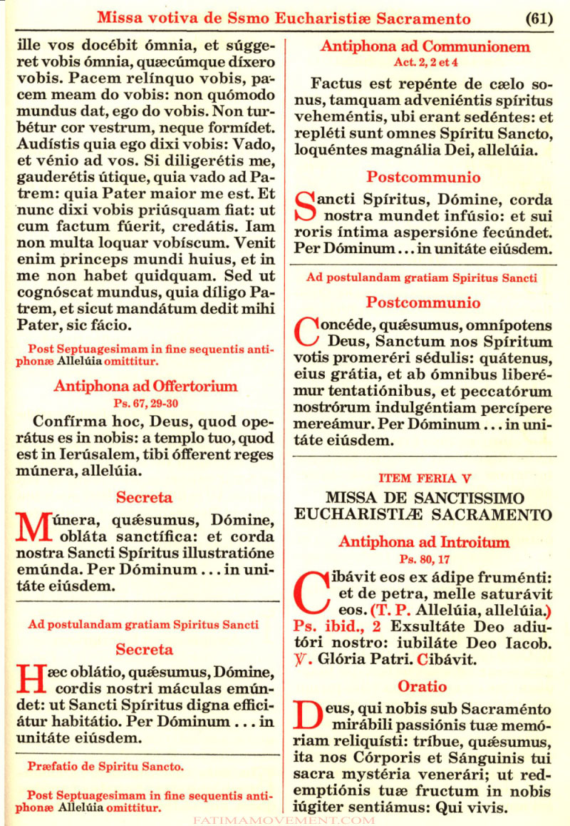Missale Romanum from 1962 in color scan 0884
