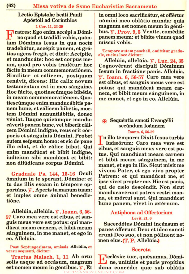 Missale Romanum from 1962 in color scan 0885