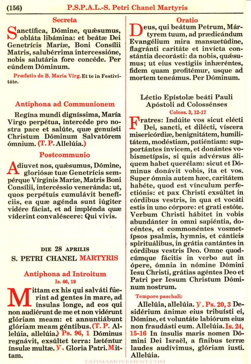 Missale Romanum from 1962 in color scan 0979