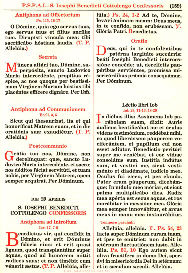 Missale Romanum from 1962 in color scan 0982