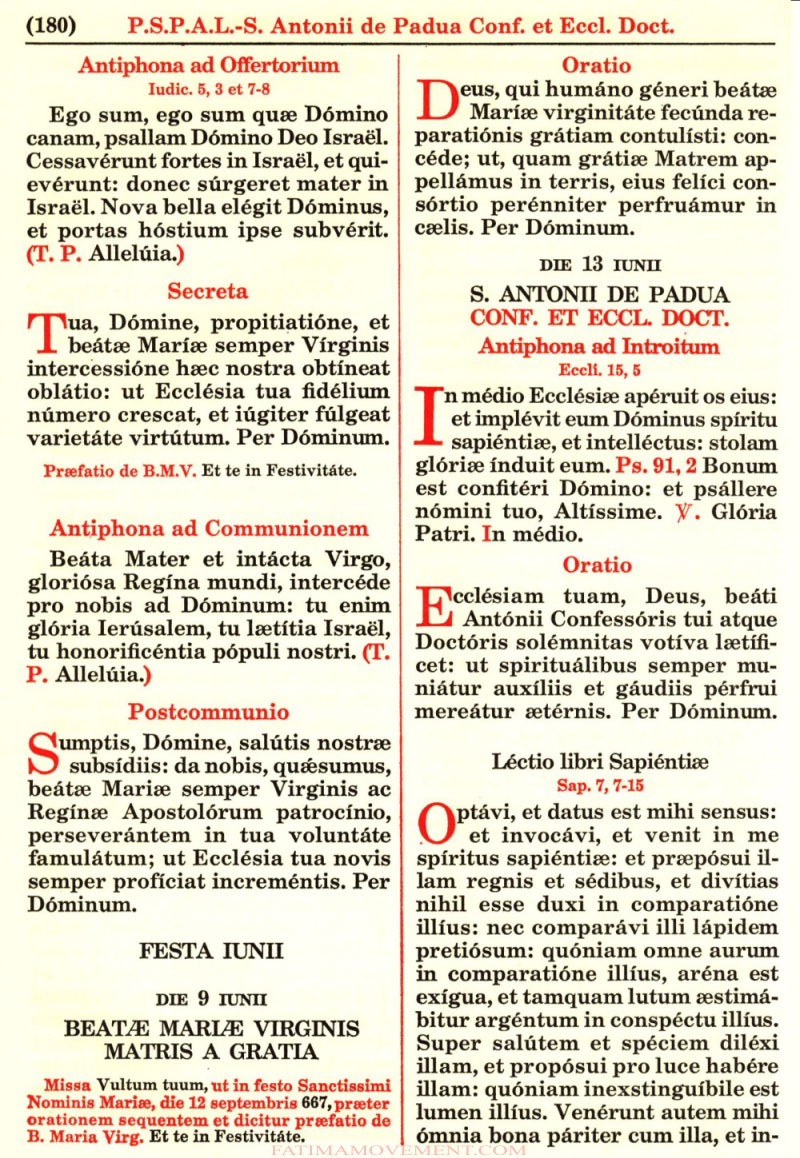 Missale Romanum from 1962 in color scan 1003