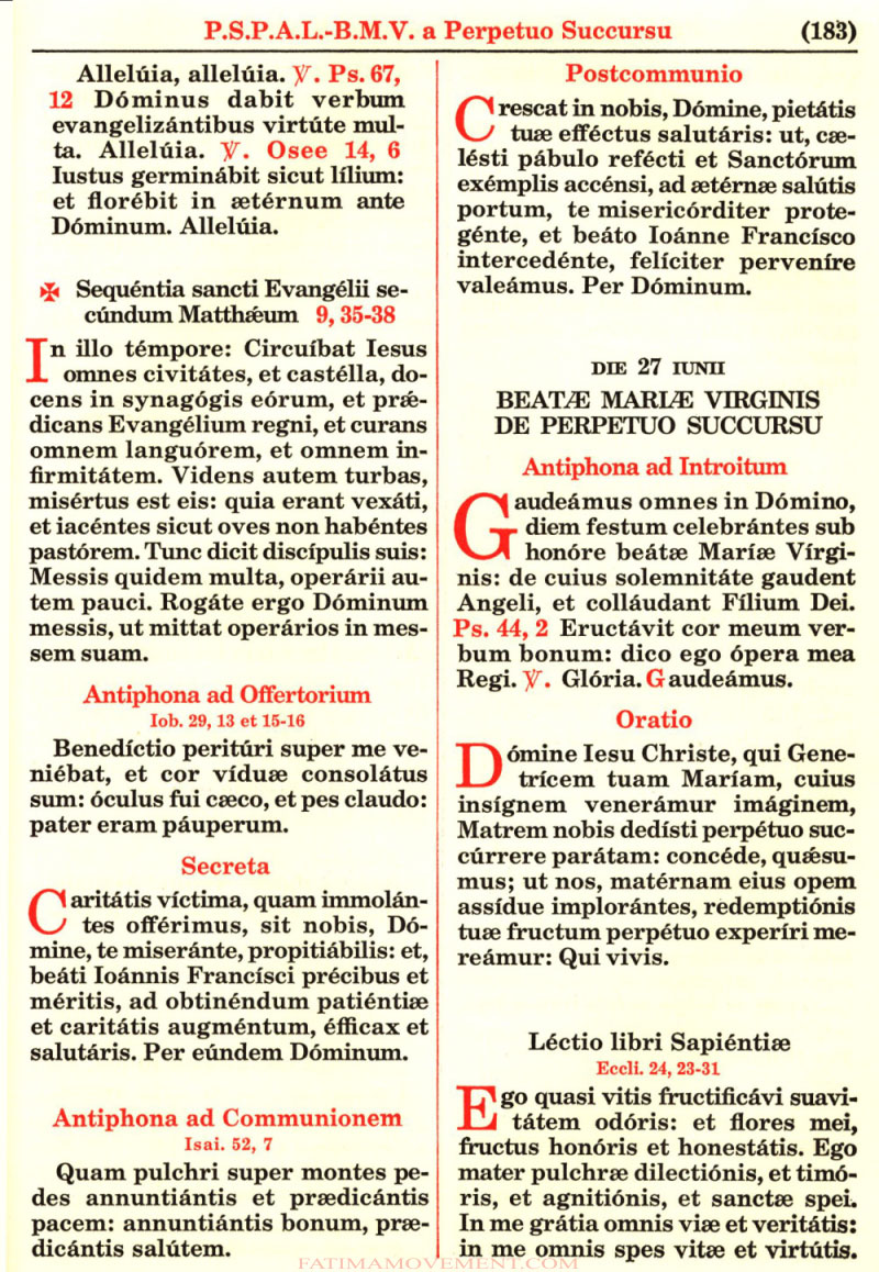 Missale Romanum from 1962 in color scan 1006