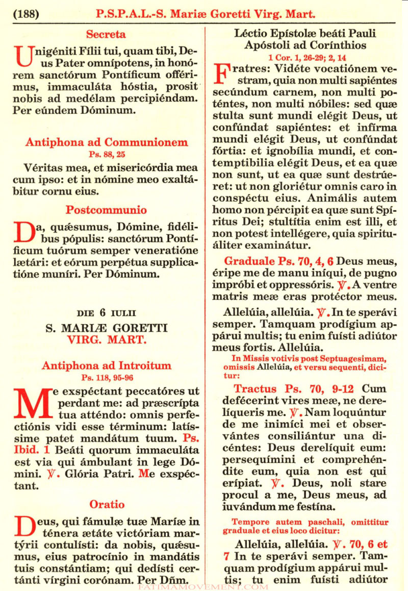 Missale Romanum from 1962 in color scan 1011