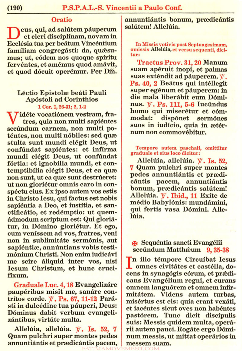 Missale Romanum from 1962 in color scan 1013