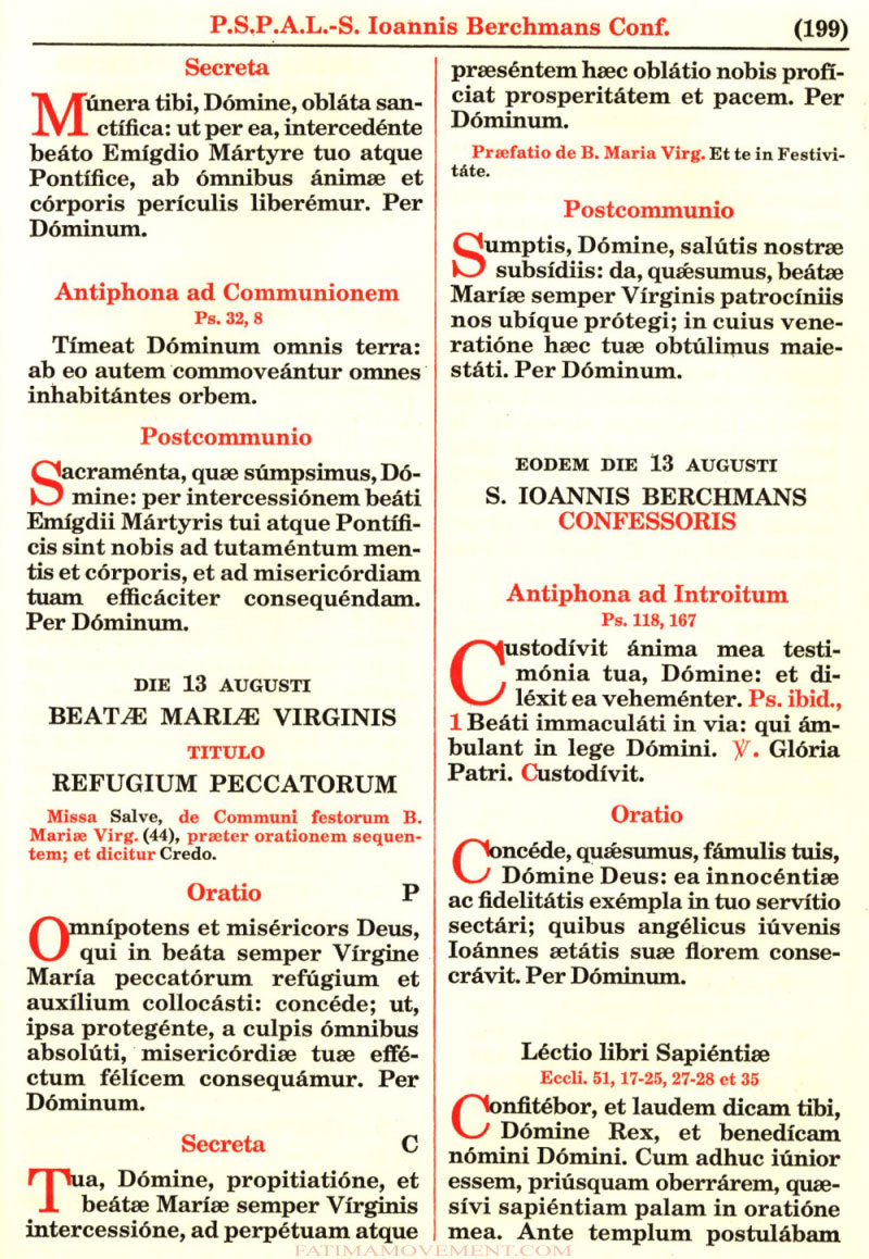 Missale Romanum from 1962 in color scan 1022