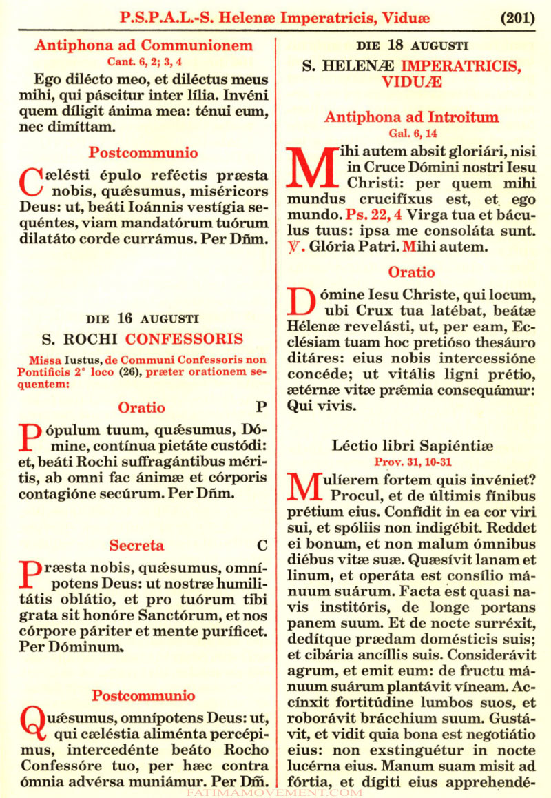 Missale Romanum from 1962 in color scan 1024