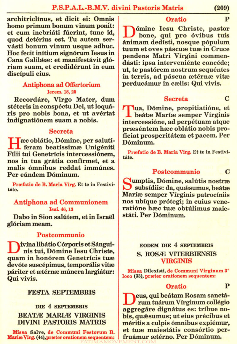 Missale Romanum from 1962 in color scan 1032