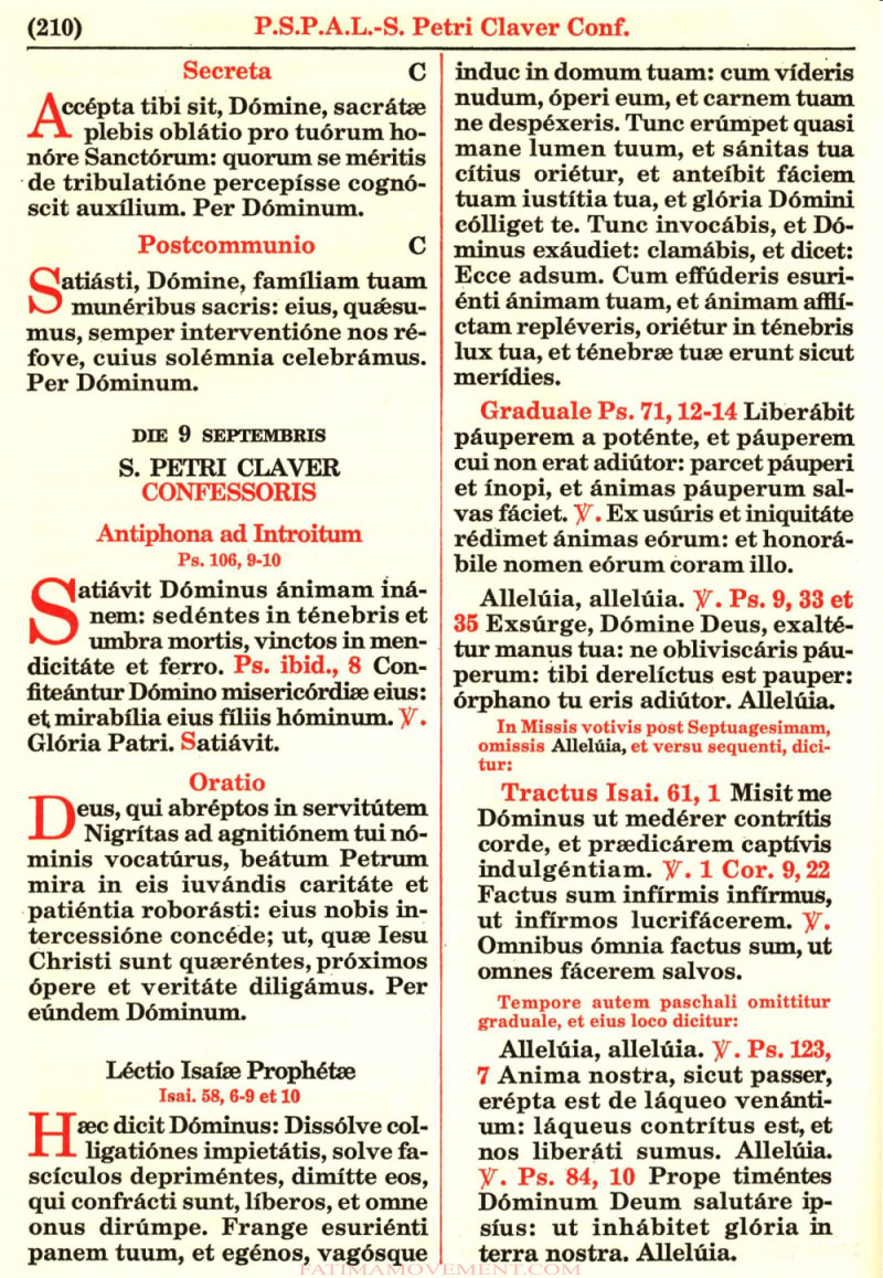 Missale Romanum from 1962 in color scan 1033
