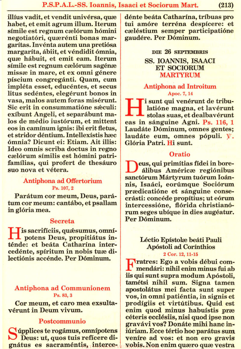 Missale Romanum from 1962 in color scan 1036