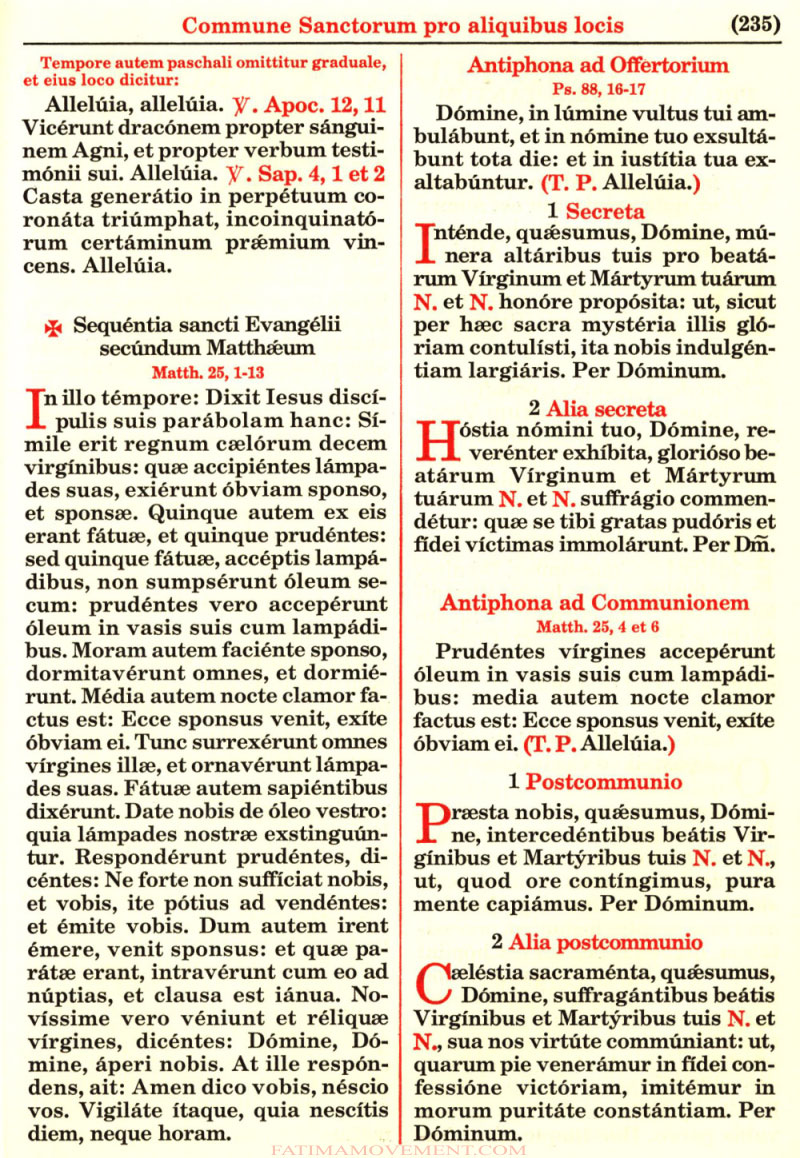 Missale Romanum from 1962 in color scan 1058