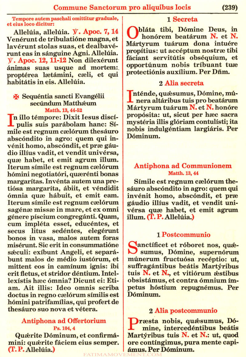 Missale Romanum from 1962 in color scan 1062