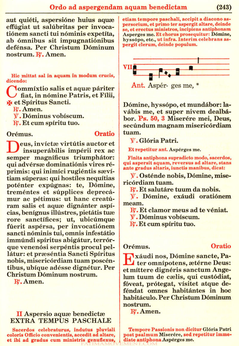 Missale Romanum from 1962 in color scan 1066