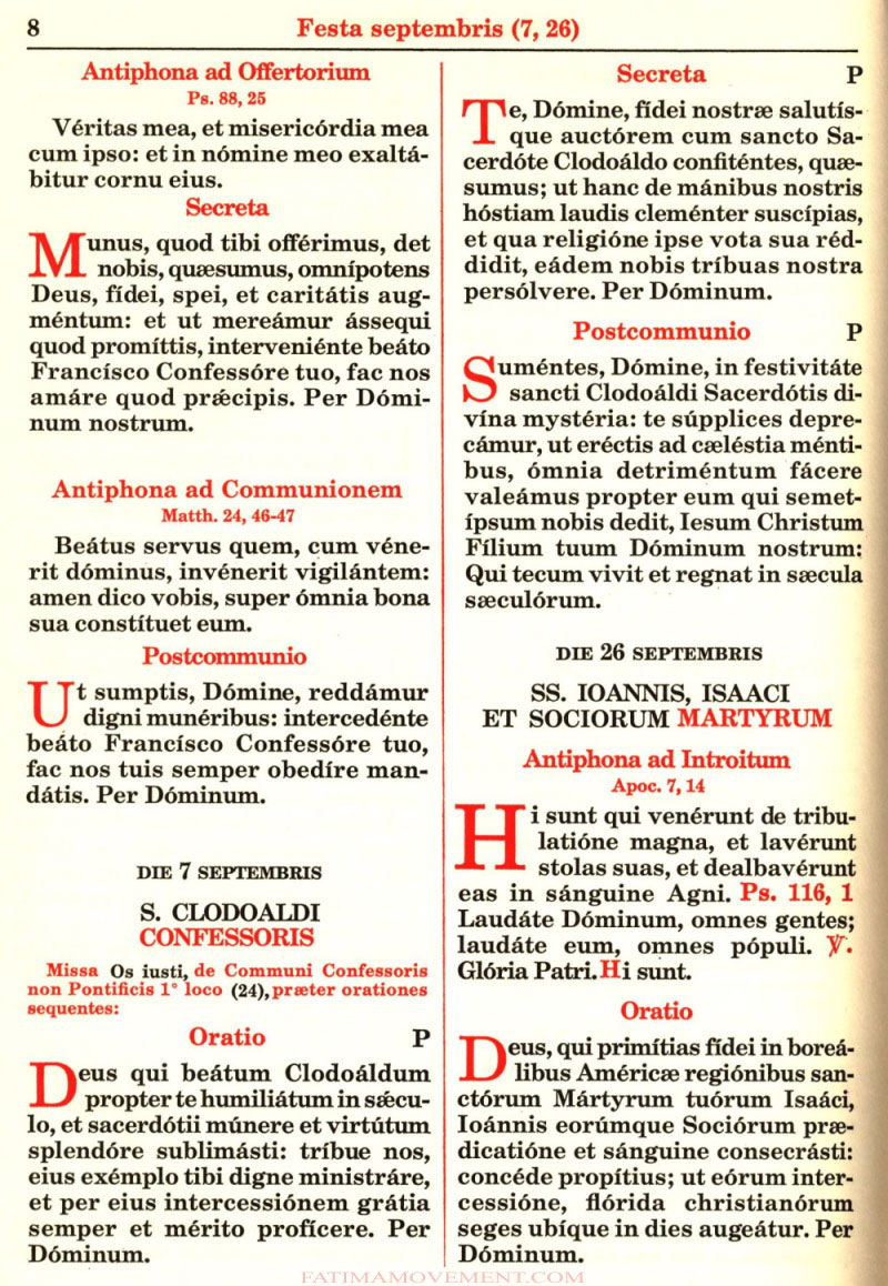 Missale Romanum from 1962 in color scan 1123