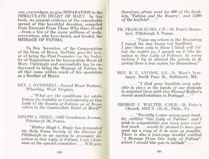 Our Lady of Fatima, Rev Cacella, 1946 scan 114