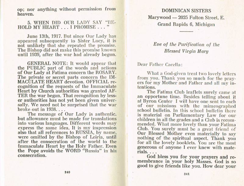 Our Lady of Fatima, Rev Cacella, 1946 scan 124