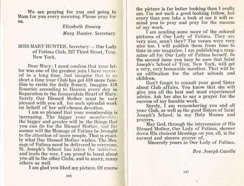 Our Lady of Fatima, Rev Cacella, 1946 scan 127