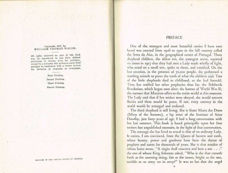 Our Lady of Fatima, William Thomas Walsh, 1947 scan 5