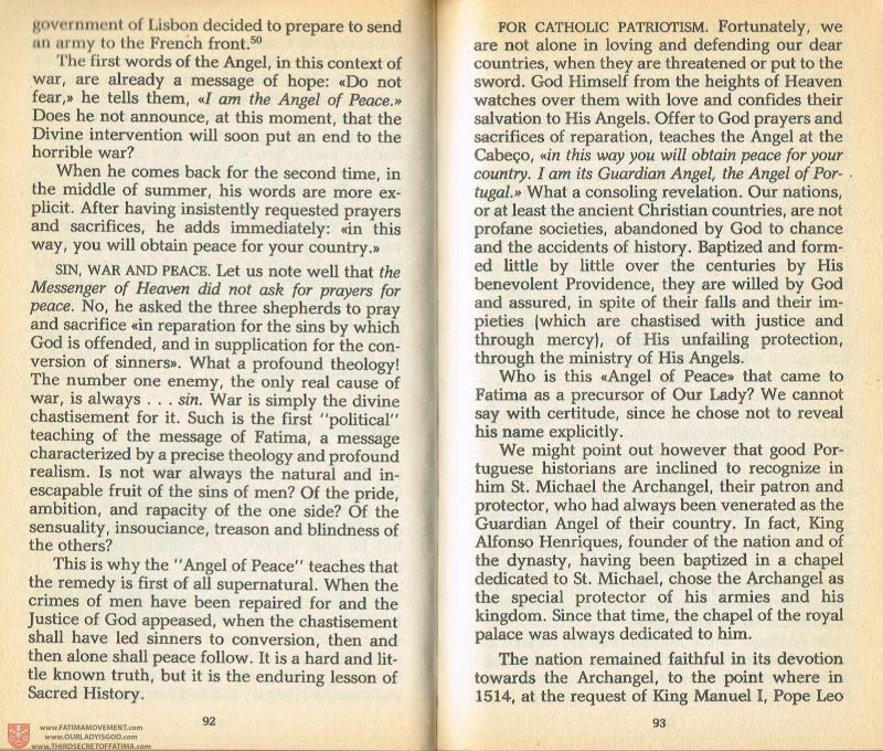 The Whole Truth About Fatima Volume 1 pages 92-93