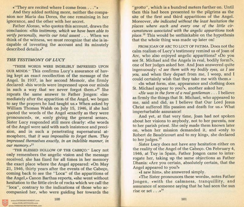 The Whole Truth About Fatima Volume 1 pages 100-101