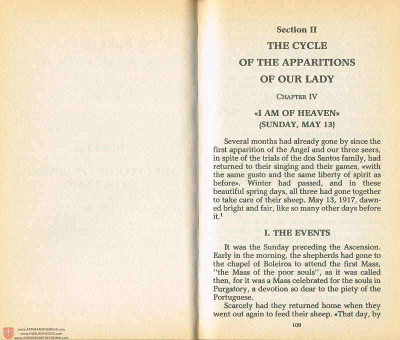 The Whole Truth About Fatima Volume 1 pages 109a-109b