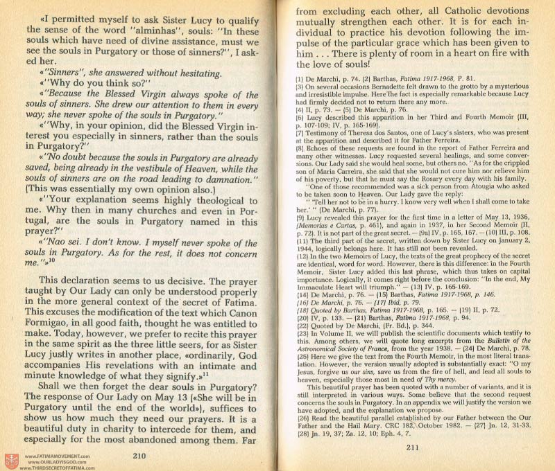 The Whole Truth About Fatima Volume 1 pages 210-211