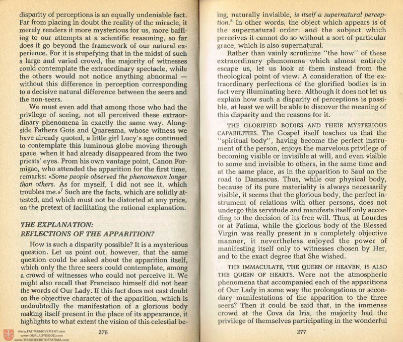 The Whole Truth About Fatima Volume 1 pages 276-277